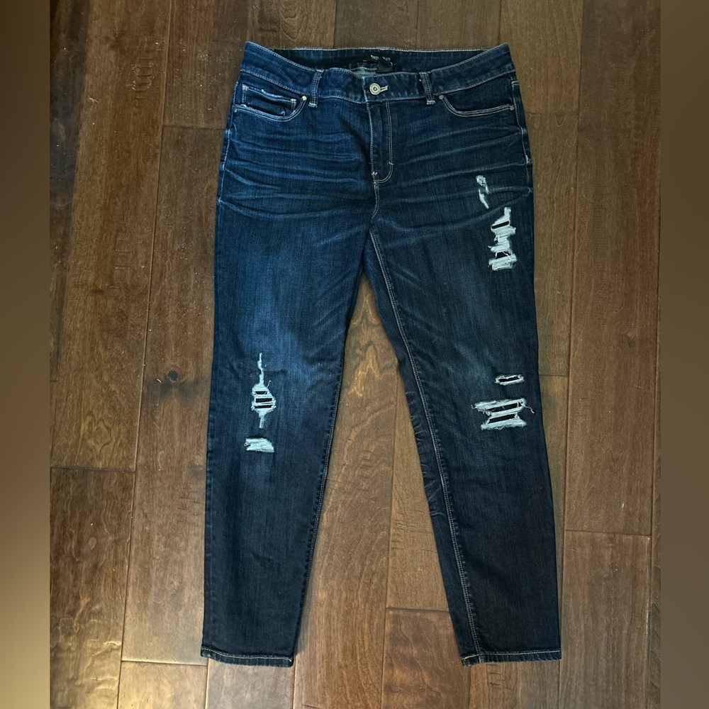 Distressed Blue Jeans from White House Black Market